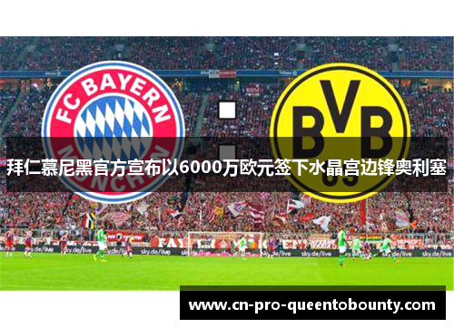 拜仁慕尼黑官方宣布以6000万欧元签下水晶宫边锋奥利塞